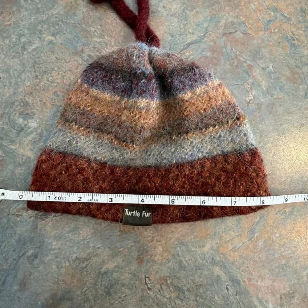 Turtle Fur Alpaca Cloche Beanie Hat Baby Earth Tones